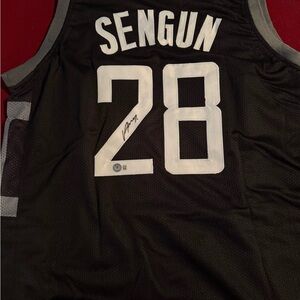 Houston Rockets Alperen Sengun Signed Jersey
